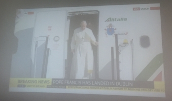 Pope's Arrival